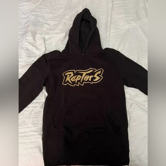 Toronto Raptors Black & Gold Medium Hoodie - Picture 1 of 3